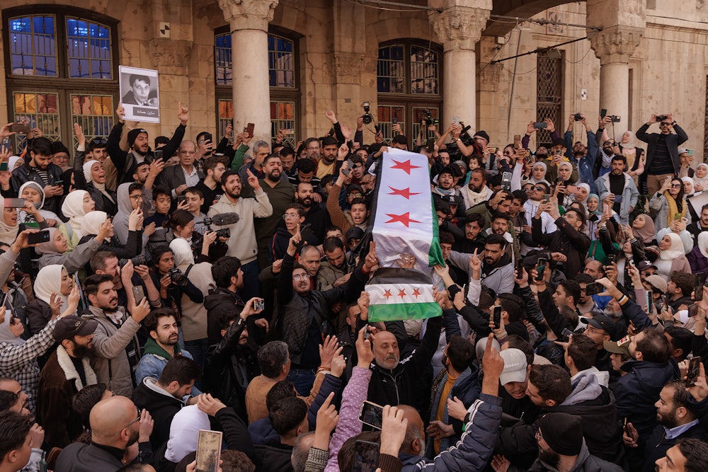 Mazem Al Hamadah's funeral in Damascus
