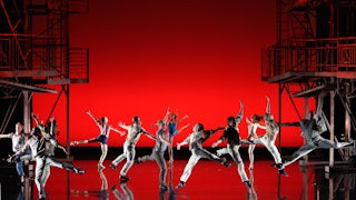 Dancers perform in a production of West Side Story.