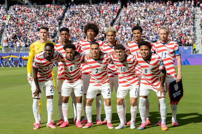 The U.S. starting team for the FIFA World Cup