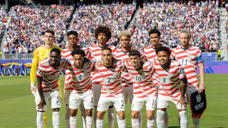 The U.S. starting team for the FIFA World Cup