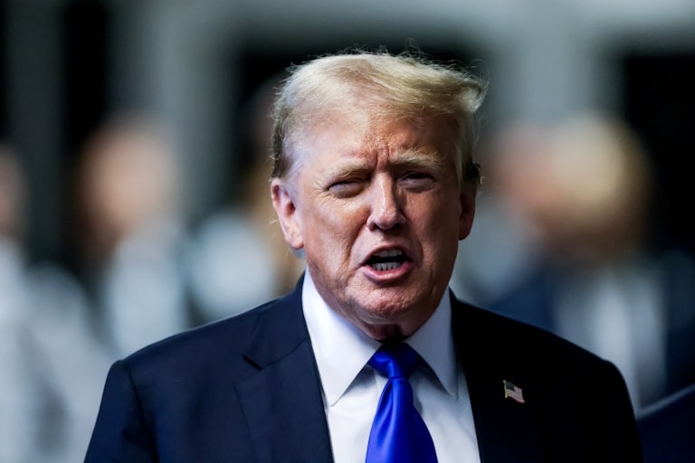 Donald Trump yelling