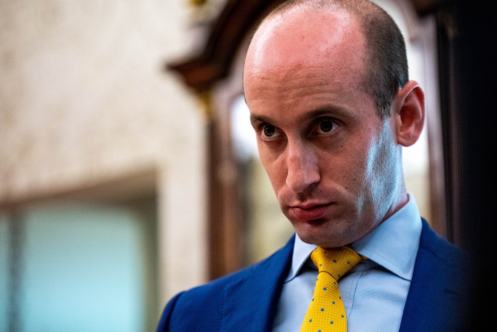 Senior Trump White House adviser Stephen Miller