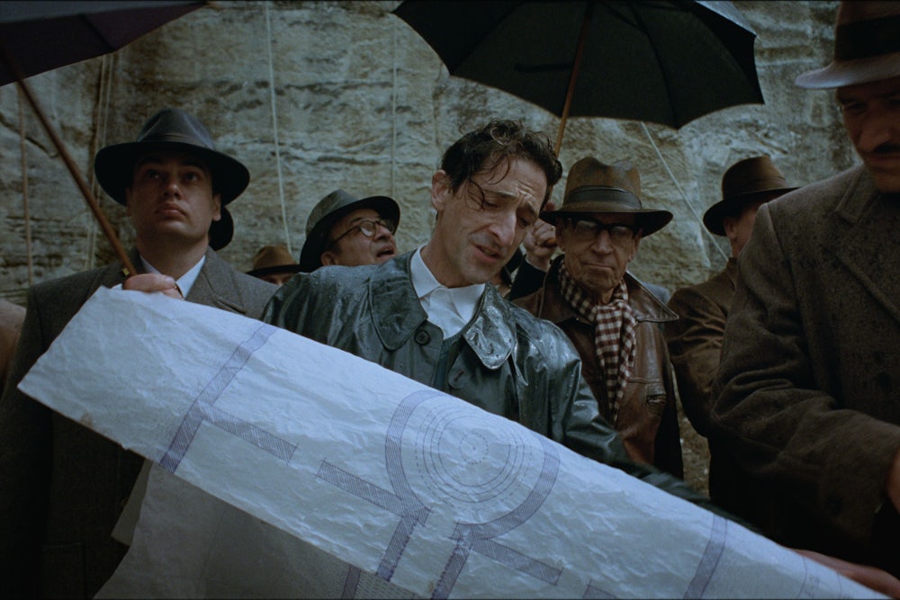 Adrien Brody as Laszlo Toth in The Brutalist