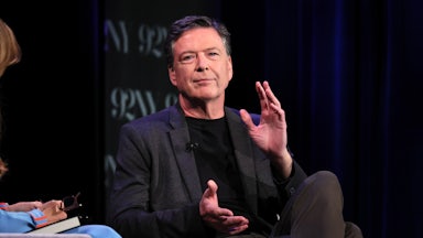 James Comey speaks onstage at 92NY in New York City.