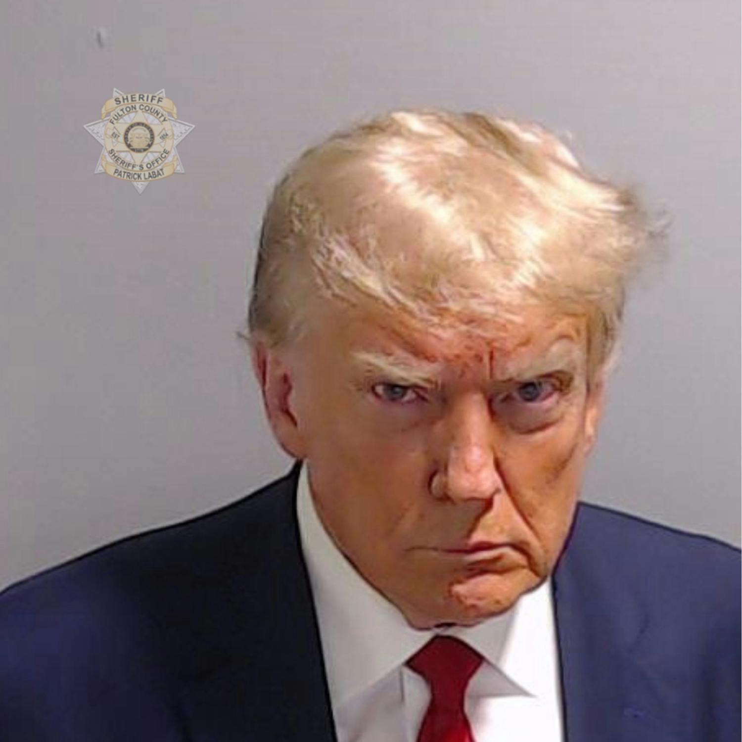 Donald Trump Becomes the First President Ever to Pose for a Mug Shot The New Republic