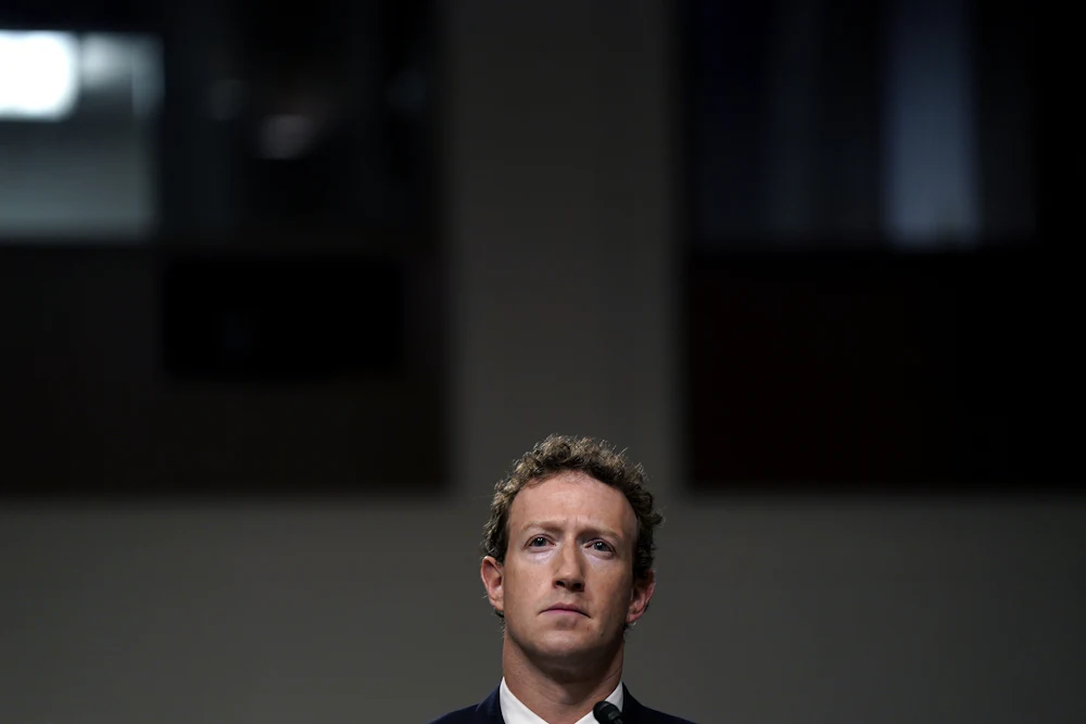 Mark Zuckerberg, chief executive officer of Meta Platforms Inc., during a Senate Judiciary Committee hearing in Washington, D.C.