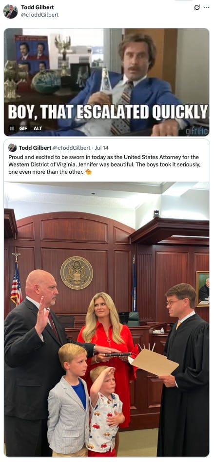 Screenshot of a tweet