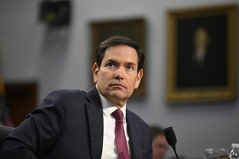 Secretary of State Marco Rubio testifies in Congress.
