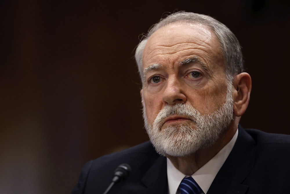 Former Arkansas Governor Mike Huckabee, Trump’s nominee to be ambassador to Israel, testified during a Senate committee hearing last week