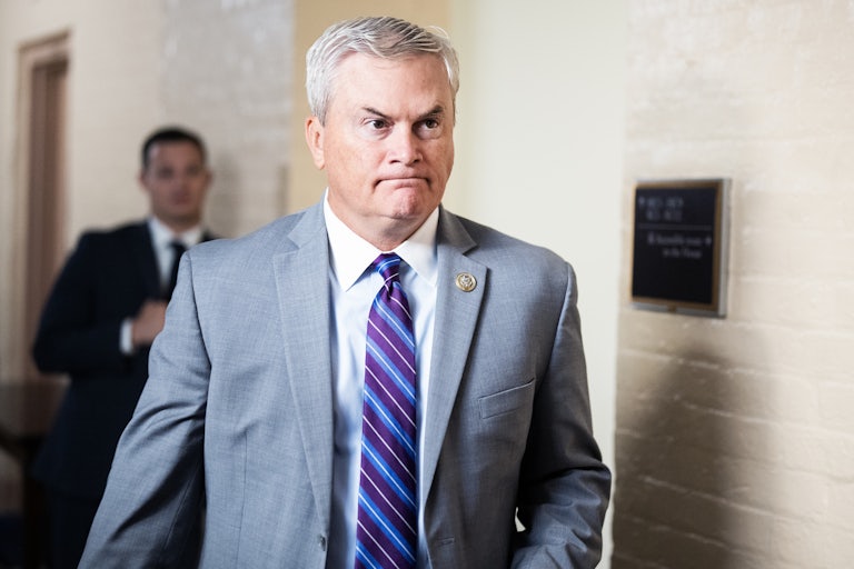 James Comer walks in Congress
