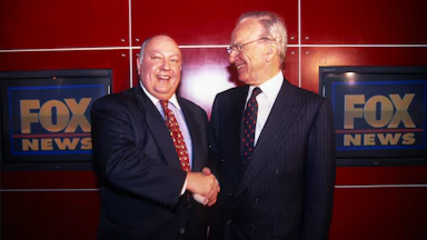 Roger Ailes and Rupert Murdoch in 1996