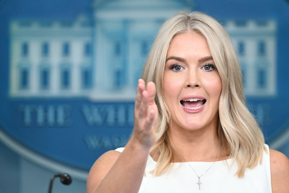 Trump Press Sec Seethes as Epstein Spin Falls Apart in Briefing Fiasco Trump Press Sec Seethes as Epstein Spin Falls Apart in Briefing Fiasco