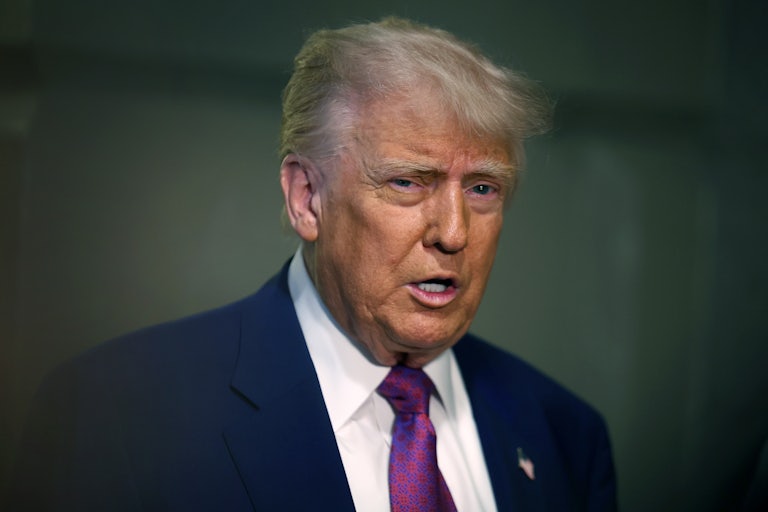 Donald Trump looks confused