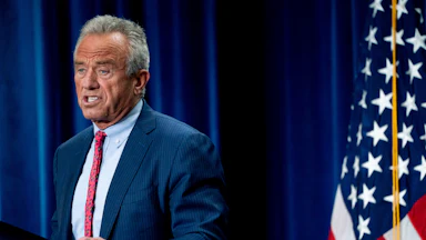 Health Secretary Robert F. Kennedy Jr. speaks at a podium