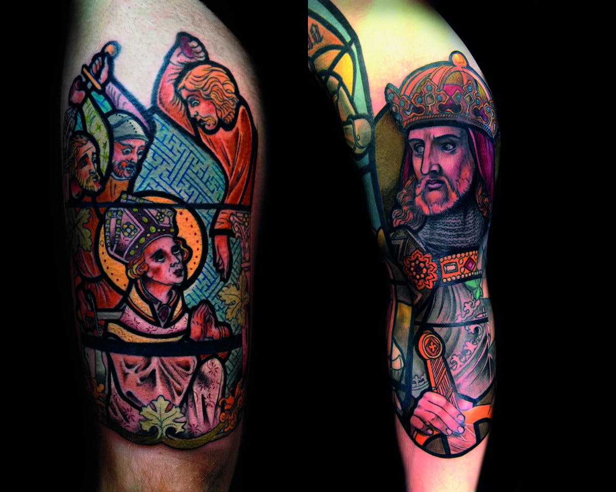 stained glass tattoo sleeveTikTok Search
