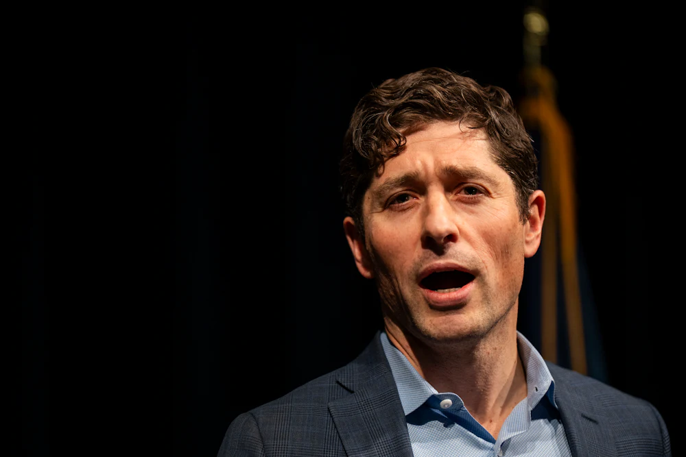Minneapolis Mayor Jacob Frey speaks vehemently