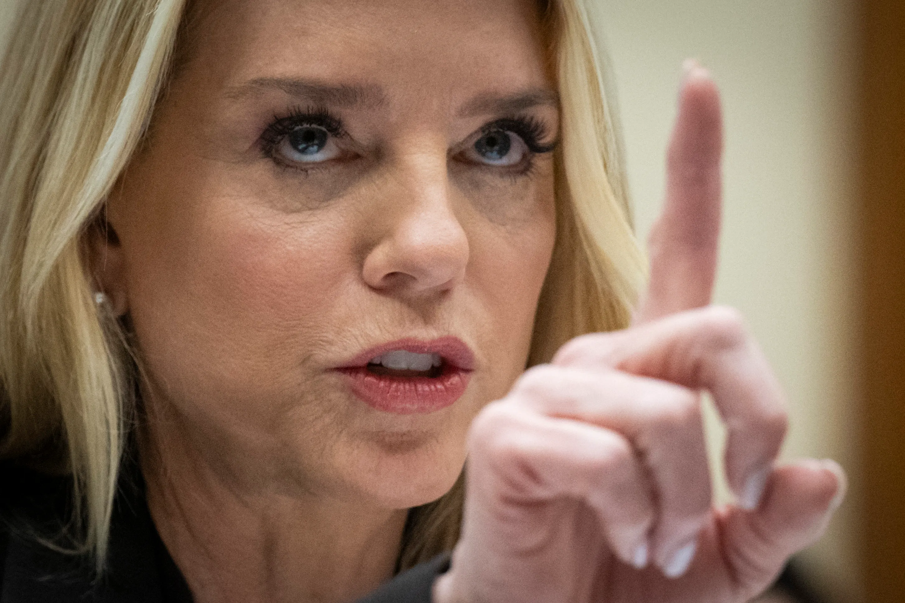 Attorney General Pam Bondi during a House hearing
