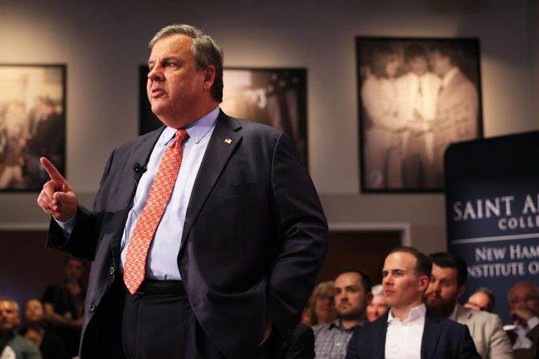 Former New Jersey Governor Chris Christie
