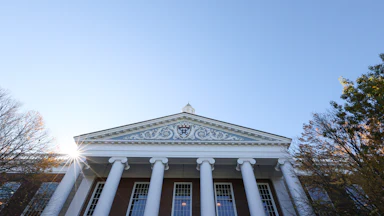 The Harvard Business School building on campus