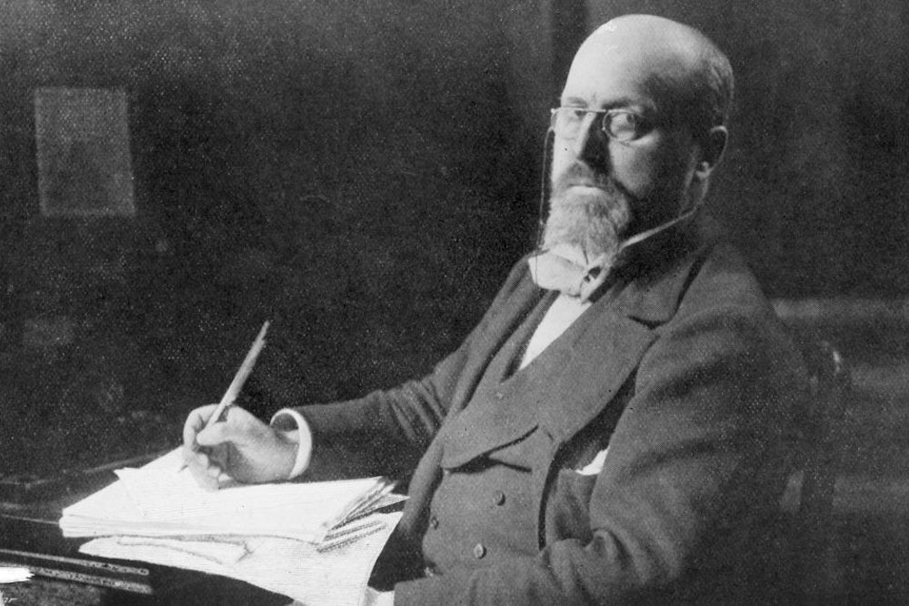 Henry James in his study.