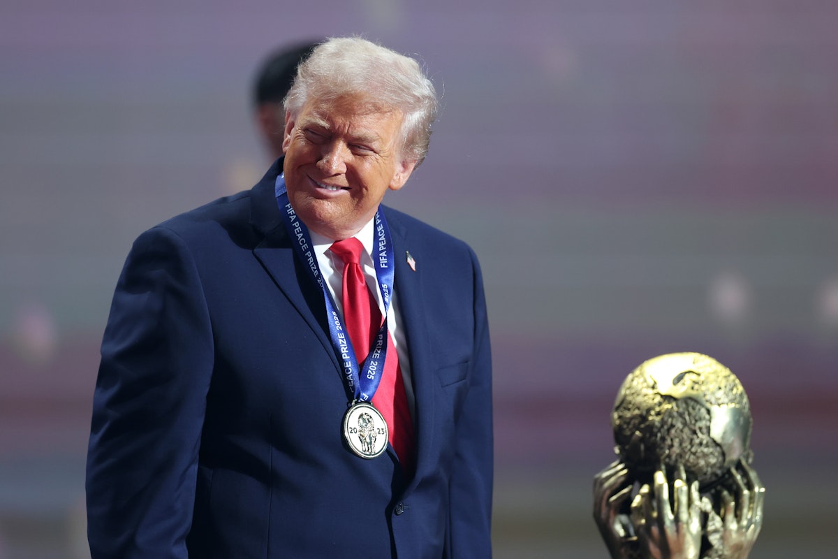 Trump Can’t Stop Talking About Dumb, Made-Up FIFA Prize Trump Can’t Stop Talking About Dumb, Made-Up FIFA Prize