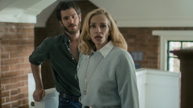 Andrew Garfield and Julia Roberts in Luca Guadagnino’s campus drama “After the Hunt”