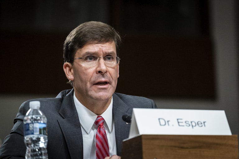Trump’s Defense Secretary Mark Esper
