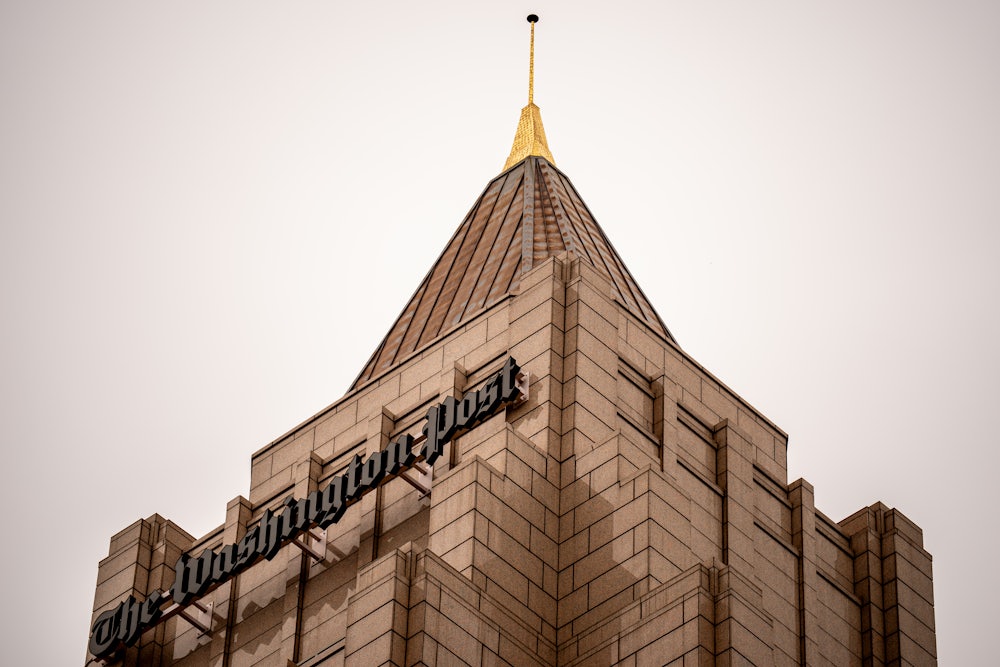 The Washington Post building in Washington, D.C.