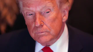 Donald Trump looking tired