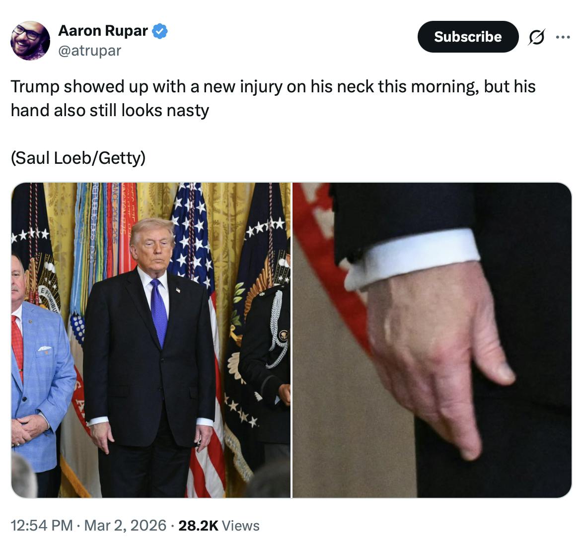 Screenshot of a tweet