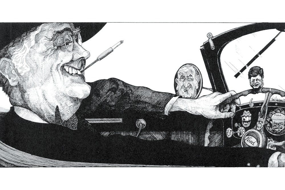 Illustration of Franklin D. Roosevelt