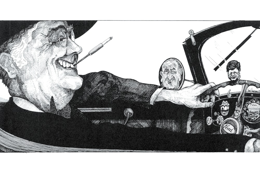 Illustration of Franklin D. Roosevelt