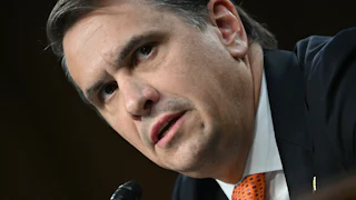 Acting Attorney General Todd Blanche speaks during his Senate committee confirmation hearing on July 15.