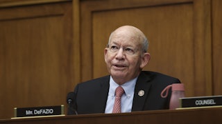 Rep. Peter DeFazio speaks during a committee hearing.