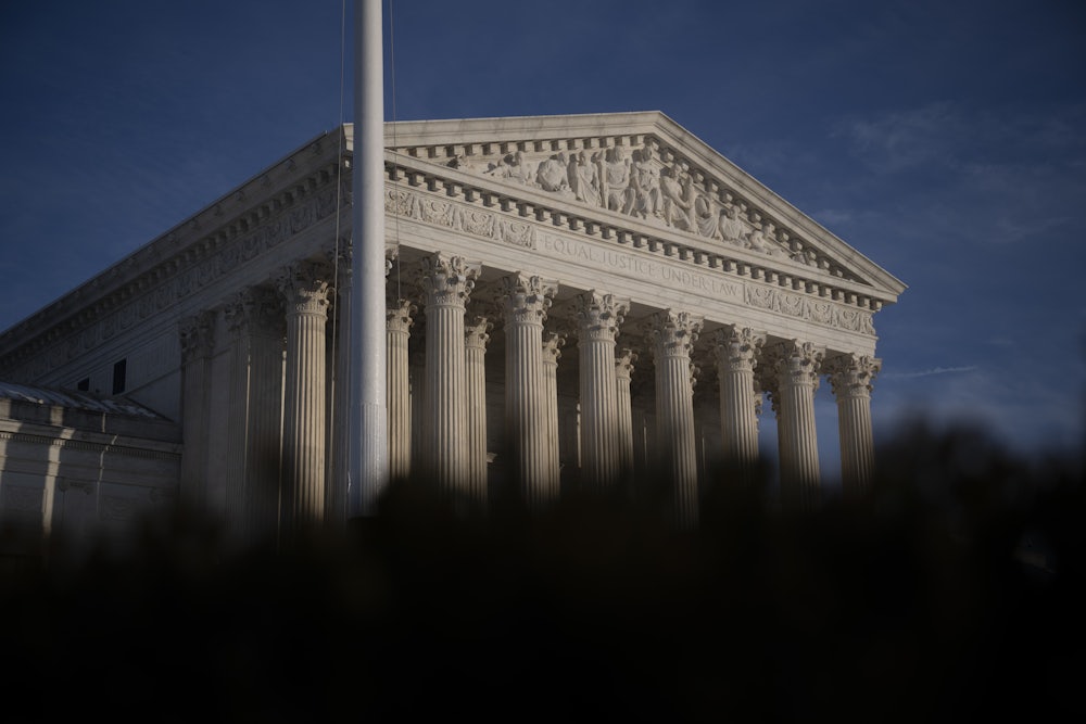The Supreme Court of the United States building is seen in Washington D.C.