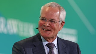 Darren Woods smiles.