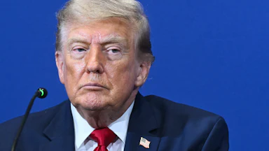 Donald Trump zones oout