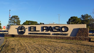 El Paso International Airport sign
