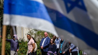 Ritchie Torres visiting Israel with a delegation from the Bronx in April.