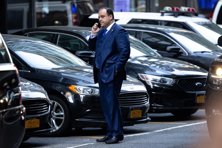 Boris Epshteyn speaks on the phone