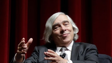 Former Energy Secretary Ernest Moniz speaks during the National Clean Energy Summit in 2017.