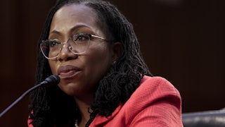 Supreme Court Justice Ketanji Brown Jackson testifies in Congress.