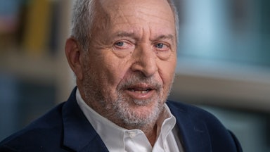 Larry Summers during an interview in New York