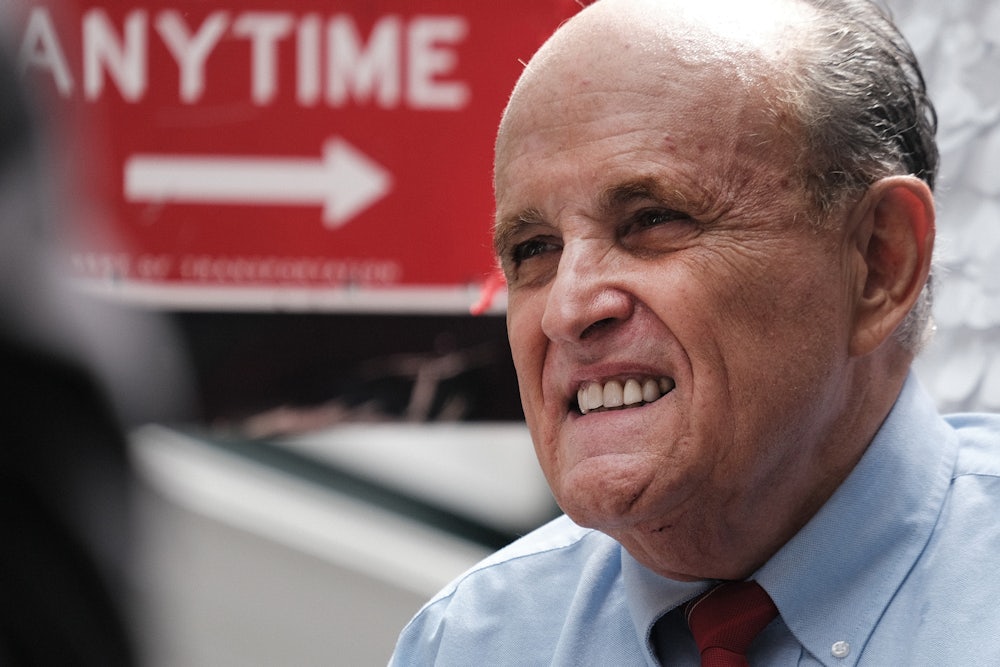 Rudy Giuliani teeth