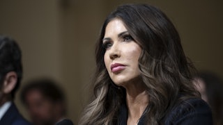 DHS Secretary Kristi Noem testifies in Congress.