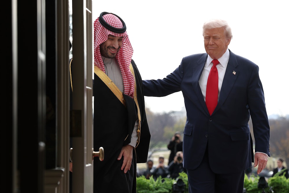Trump and Saudi Crown Prince Mohammed bin Salman at the White House