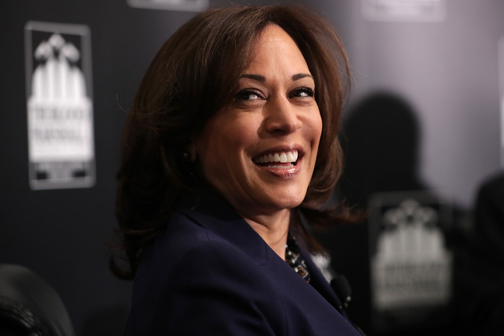 California Senator and Democratic vice presidential nominee Kamala Harris