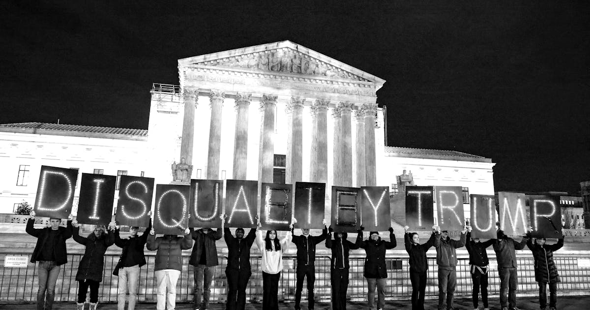 The Trump Disqualification Case Is the Supreme Court s Most