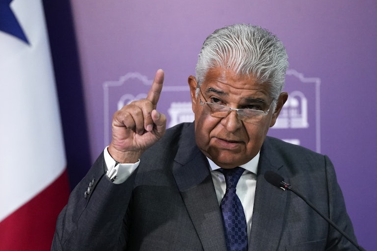 Panamanian President José Raúl Mulino