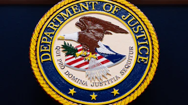 The Department of Justice seal